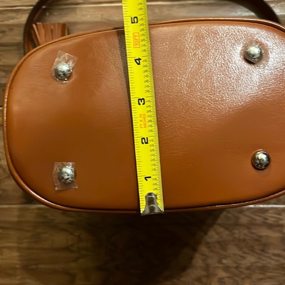 HESHE Brown Shoulder Purse - Picture 10 of 11